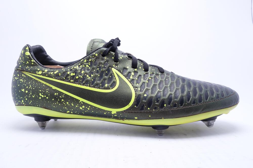 Nike Magista Soccer Cleats Shoes Mens Size 13 Green Yellow Spikes 651546-370